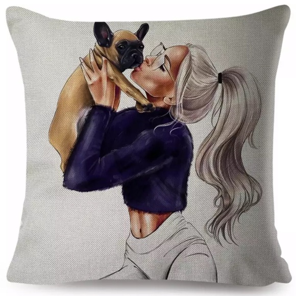 Other - 🐕 French Bulldog Mom Decorative Pillow Case 🐕